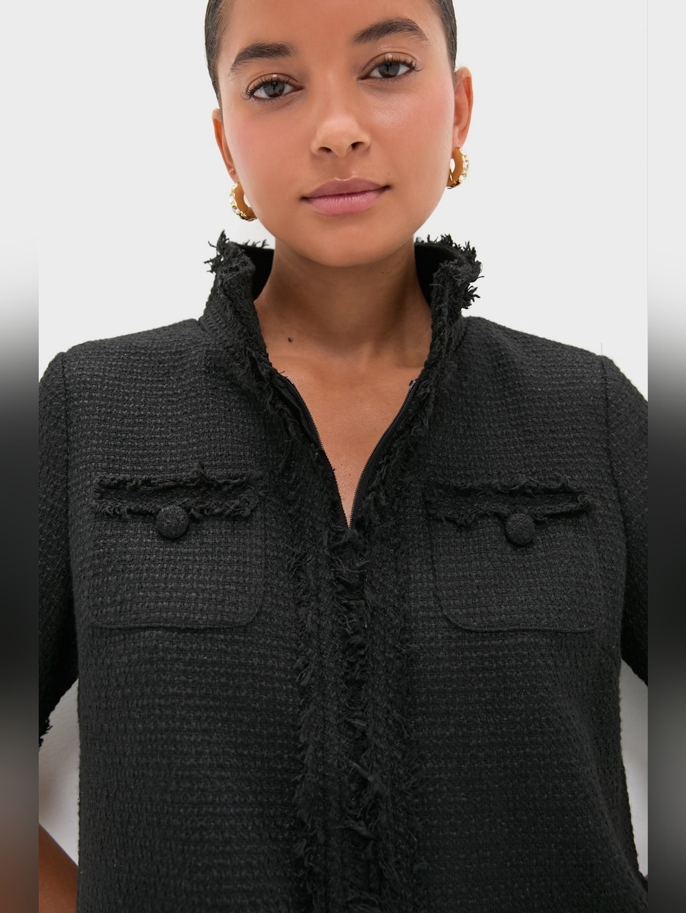 NWT Pomander Place Black Tweed Ophelia Dress Size XXL - Picture 7 of 11